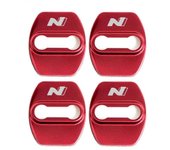 4pcs for Hyundai ELANTRA N Line Car Door Lock Cover Anti-rust Stickers for Hyundai Tucson Creta I20 I30 ENCINO MISTRA Sonata