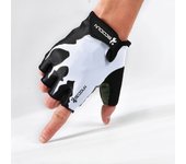 Nuevos guantes de fitness resistentes al desgaste de Boton, transpirables, de silicona, antideslizantes, de medio dedo, para levantamiento de pesas deportivo.