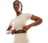 Siroko - Top Deportivo Manga Corta Gym & Fitness para Mujer
