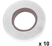 SANCO STORE - SATURNIA Cinta Para Atadora 11 x 0,15 mm. x 26 metros Blanco (Pack 10 Rollos)