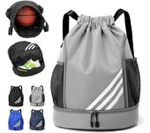 Mochila Deportiva with Cordón, Bolsa Grande de Gimnasio with Para Zapatos compartimento, Nailon impermeable para ir de