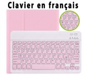 AZERTY Keyboard Case for Samsung Tab A9+ A9 Plus A8 10.5 A7 10.4 Tab S9 FE S8 X700 S7 T870 11 S6 Lite 10.4 French Cover Keyboard