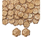 25pcs Initial Alphabet Adhesive Wax Seal Stickers, Letter (A B D F G H J K L M N P R U V ) Wax Seal Stamp Stickers Envelope Seal