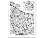 WANGART Black  White Word Poster City Map Paris London New York Nordic Print Canvas Painting Wall Picture for Living Home Decor