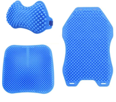 3-piece set of car cushions, car pillows, silicone car cushions, pressure reducing and comfortable neck protection headrests