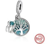 Fit Original Pandora Bracelet DIY Fine Jewelry 925 Sterling Silver Pendant Crayon Balloon Crown Ladybird Sweet Dangle Charm Bead