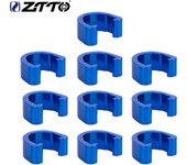 ZTTO 10Pcs Bicycle Brake Cable Shifter Line Buckle Tubing Cable C-Clip MTB Road Bike Frame Cable Lock Fixed Clamp Clips  Alloy