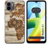 Funda Silicona para Xiaomi Redmi A1 diseño Madera 07 Dibujos