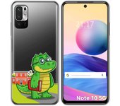 Tumundosmartphone Funda Gel Transparente para Xiaomi Redmi Note 10 5G / POCO M3 PRO 5G diseño Coco Dibujos
