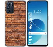 Funda Silicona para Oppo Reno 6 5G diseño Ladrillo 04 Dibujos