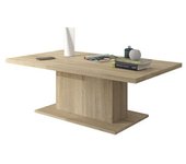 Mesa de café Tucson 148 , Muebles ES, Aglomerado laminado, Roble Sonoma, 110 x 60 x 43cm