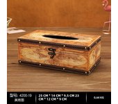 European Retro Tissue Box Home Living Room Coffee Table Napkin Storage Box Bedroom Car Tissue Box Tissue Box Holder