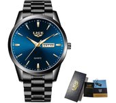 LIGE Fashion Luxury Quartz Man Watch Casual Classic Simple Leather Strap Men's Watches Waterproof Date Week Clocks Reloj Hombre
