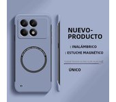 Ultra Thin Hard PC Magnetic Frameless Phone Case For Xiaomi Poco X6 Pro F3 F4 F5 Pro Matte Pure Color Solid Cover