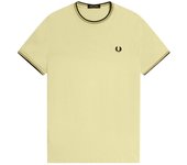 Camiseta Fred Perry Twin Tipped Hombre Amarilla