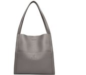 Bolso de mujer de nuevo estilo, bolso de hombro de alta calidad, bolso de mano sencillo de color sólido, bolso de compras, bolso de gran capacidad