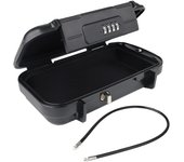 Portable Safe Box Travel Safe Box Large Capacity Security Lockbox Code Waterproof Key Lock Box with Removable Cable Handle