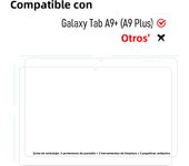 For Samsung Galaxy Tab A9+ Tempered Glass Screen Protector On Galaxy Tab A9 Plus 11 Scratch Proof Safety Glass Full HD Cover