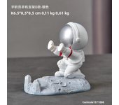 Office Desk Decoration Nordic Style Astronauts Mobile Phone Stand Holder Ornaments Resin Spaceman Bracket Toys Gift