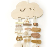 INS Rainbow Baby Hair Clips Organizadores Hair Accessories Hairpin Hair Clip Holder Storage Decor Hanger Strip Girl Room Decor