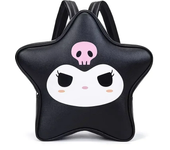 HOT  Kuromi HelloKitty Japanese Kawaii Creative Five-pointed Star Large-capacity PU Backpack Y2k Sweet Hot Girl Style Backpack