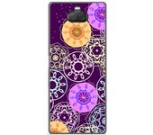 Tumundosmartphone Funda Gel Tpu para Sony Xperia 10 Plus diseño Radial Dibujos