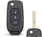 KEYYOU 2/3 Buttons Flip Folding Remote Car Key Case Shell For Renault Dacia Logan Sandero Lodgy Dokker Duster 2016 Uncut Blade