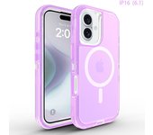 Heavy Duty Rugged Transparent Phone Case for Apple IPhone 16Pro Max 15 13 14 12 11 Otter Hard Box Magsafe Wireless Charger Cover