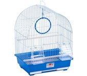 MOLY Jaula para Canarios y Periquitos 30x23x39 Cm Desmontable con Comederos y Columpio