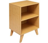 Mueble Modular de Bambú con 2 Niveles 70x45x35cm 7house