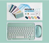 Wireless Bluetooth Keyboard and Mouse Spanish for IOS Android Windows Tablet iPad Air Mini Pro