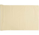 Pantalla DE PRIVACIDAD DE Balcón PVC crema 700x75 cm