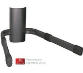 Soporte Pared Fonestar DVD/TDT Negro con Cubrecables