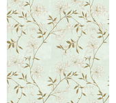 Papel Pintado Floral Victoriano Verde