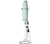 "LMETJMA Powerful Milk Frother Handheld Electric Foam Maker Coffee Whisk Drink Mixer For Cappuccino Frappe KC0471