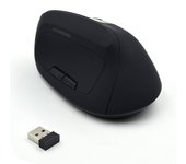 Ewent Ratón inalámbrico y ergonómico 1600 DPI Negro EW3158