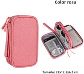 Electronic Accessories Organizer Waterproof USB Cable storage Bag for hdd bag Power Bank,Charging Cords,Chargers,Mouse ,Earphone