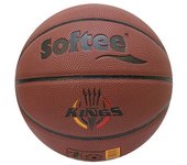 balón baloncesto softee cuero color marrón tamaño 5