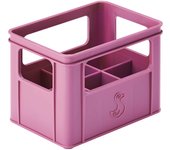 Planet Baby Caja Guarda Biberones Caja para Almacenar Guardar o Escurridor de Biberones y Tetinas color Rosa Regalos para Bebes y Futuras Mamas