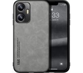 Luxury Leather Case For OPPO Realme C55 C53 Cover With Metal Plate Support Car Hold  For Realme 11 Pro Plus case