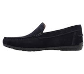 Mocasín Geox U SIRON A Azul Cuero Cómodo y Elegante