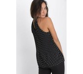 Blusa topos con volantes