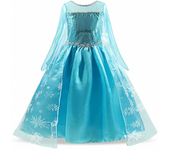 2024 Costumes for Girls Cosplay Princess Belle Mermaid Rapunzel Jasmine Clothes Princess Dress for Girl Cinderella Elsa Dress Up