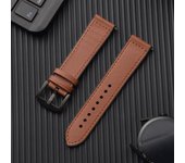 Samsung Galaxy Watch Active Adjustable Leather Strap 22mm Retro PU Leather Breathable and Waterproof for Smart Watch Accessories