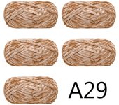 5pcs X100g Soft Velvet Yarn For Knitting Sweater Scarf Blankets Thick Crochet Yarn Threads