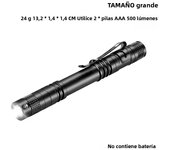 Mini LED Flashlight Pocket Pen Light Portable 1000 Lumens Waterproof Torch Using AAA Battery For Medical Outdoor Emergency Lamp