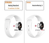 Replacement Watch Strap For Xiaomi Redmi Watch 3 Watchbands Strap For Redmi Watch 3 Active with Screen Protector Correa Bracelet