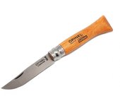 Navaja Opinel de Acero Al Carbono con Mango de Madera de Haya