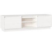 vidaXL Mueble de TV madera maciza de pino 140x35x40 cm, Mueble de Salon, Mueble TV, Mueble TV salon, Mesa de TV, Mueble tele