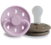 Friggem Chupete Block Silicona Moon Phase 0 Meses 2 Unidades